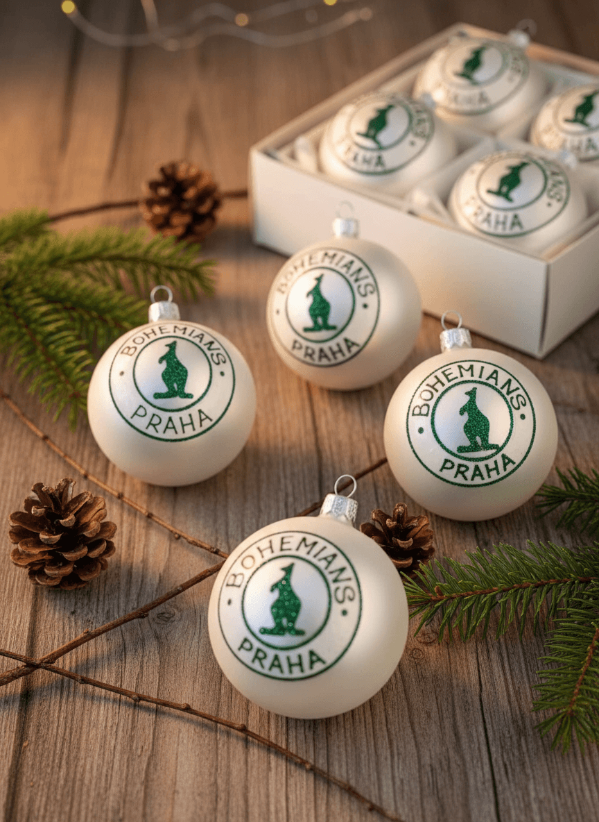 Vánoční ozdoba Bohemians Praha 